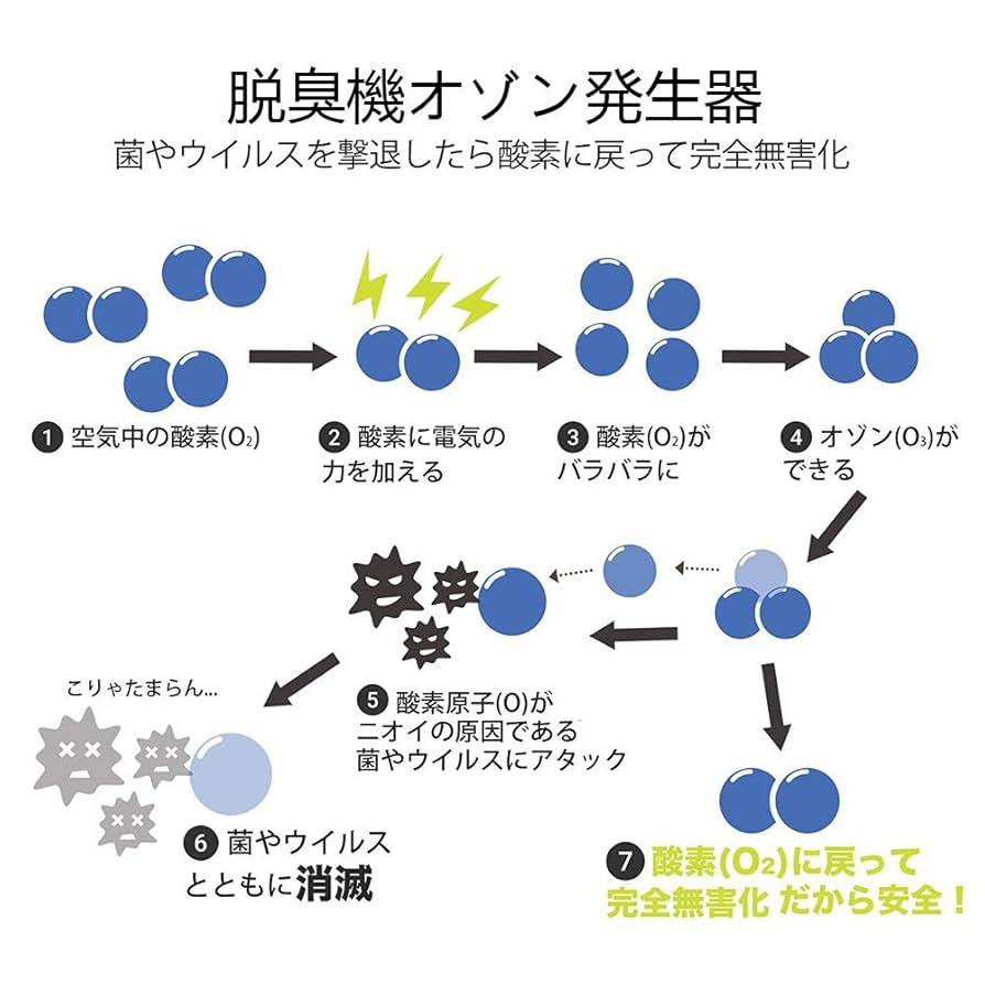 Amazon | オゾン発生器 オゾン発生量500mg/h オゾナイザ消毒器